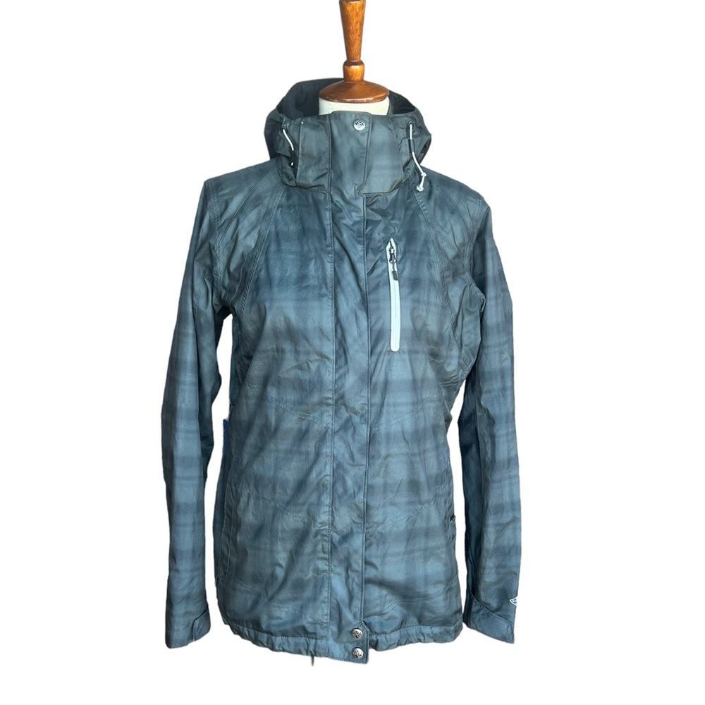 Columbia Omni-Tech Waterproof Breathable Rain Coat Jacket Womens Sz Medium